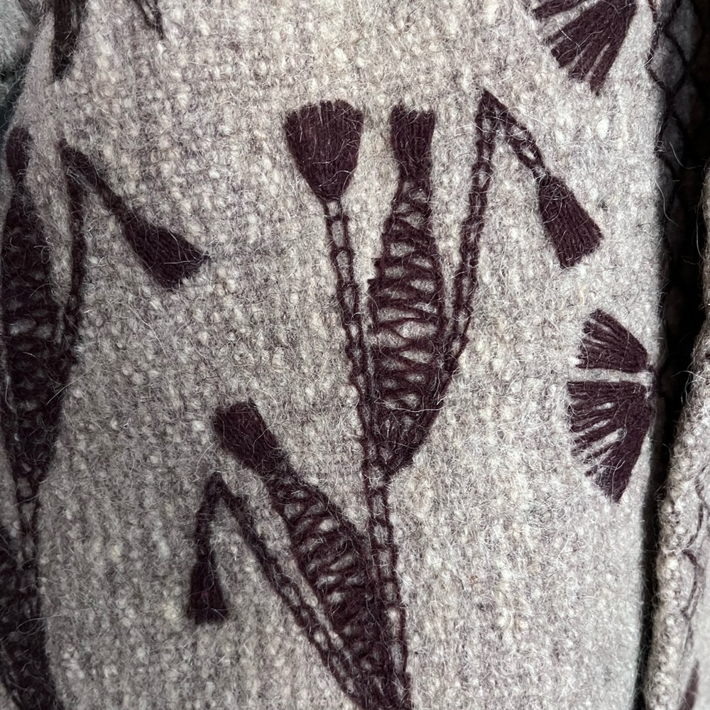 BEAUTIFUL NEW Peruvian HANDMAID ALPACA WOOL SWEATER (Cardigan). - Picture 14 of 16